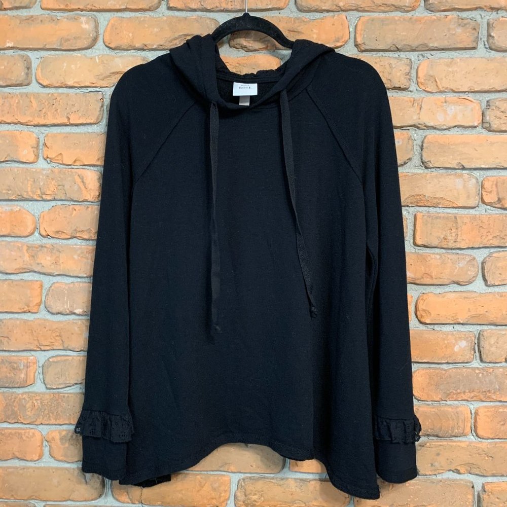 Knox Rose Hooded Long Sleeve Blouse - Size M